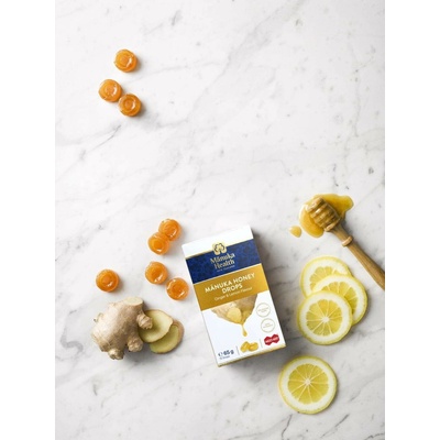 Manuka Health Bonbóny Manuka MGO ™ 400 + se zázvorem a citronem 65 g