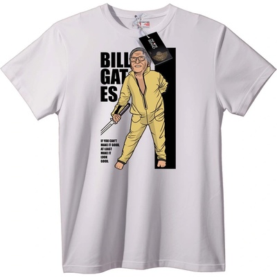 NOONEBRAND Тениска Bill Gates с Меч - M, Black