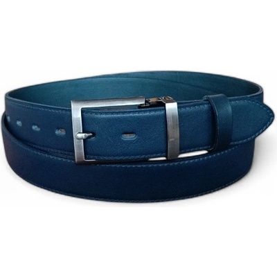 Penny Belts pánský kožený opasek Roberto modrý