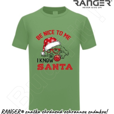Ranger tričko motív Santa zelená