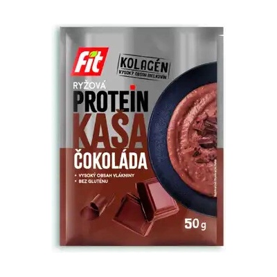 Fit Ryžová kaša proteín čokoláda a kolagén 50 g