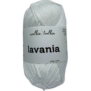 Woolkie Toolkie Lavania White Плетива прежда (12621101-0001)