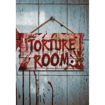 Fiestas Guirca Табелка за врата Torture room