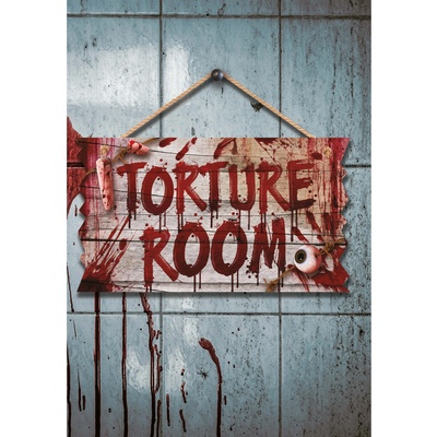 Fiestas Guirca Табелка за врата Torture room