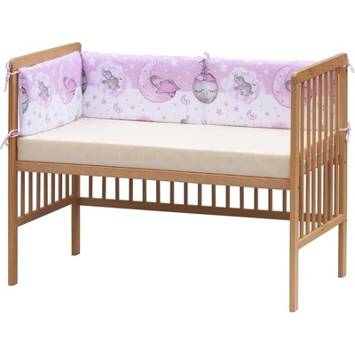 Scarlett Mantinel do postieľky Lucy ružová 4-dílný