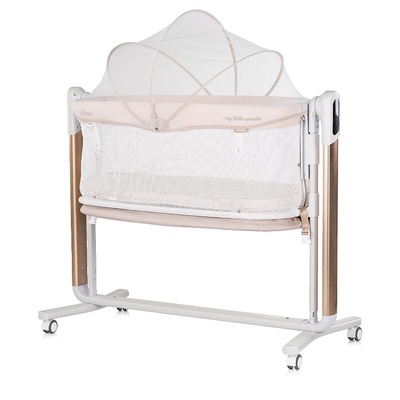 Chipolino Електрическа кошара/люлка Chipolino с подвижна страница Ултима, бежова (KOUL02501BEJ)