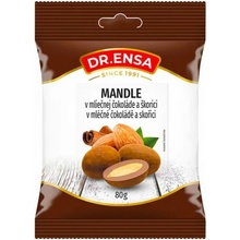 Dr. Ensa Mandle v mliečnej čokoláde a škorici 80 g
