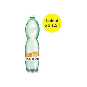 Mattoni Esence perlivá pomeranč 6 x 1,5 l