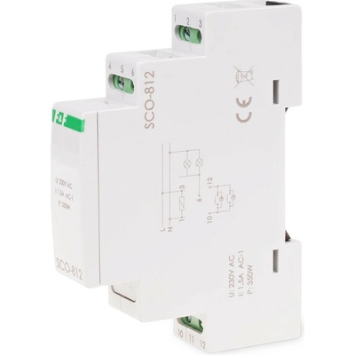SCO-812 - Stmievač osvetlenia s pamäťou, 230V; 1,5A, 350W