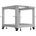 Lanberg Комуникационен шкаф, Lanberg open rack 19" 9U 600x600-1100 adjustable, grey (OR01-6109-S)