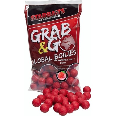 Starbaits Boilies G&G Global Strawberry Jam - 800 g 14 mm