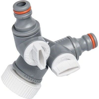 Adaptér s dvoma ventilmi 1" - 3/4" vnútorný závit /BRADAS/