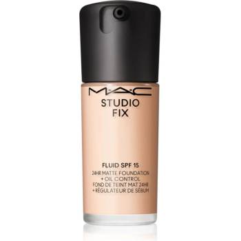 MAC Cosmetics Studio Fix Fluid SPF 15 24HR Matte Foundation + Oil Control матиращ фон дьо тен SPF 15 цвят NW10 30ml