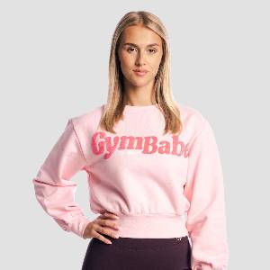 GymBeam Дамски суичър GymBabe Cherrybloom M