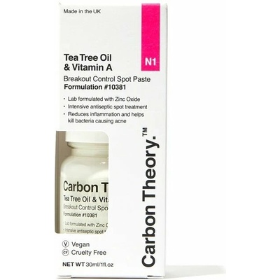 Carbon Theory Tea Tree Oil Vitamin A Breakout Control Spot Paste 30 ml