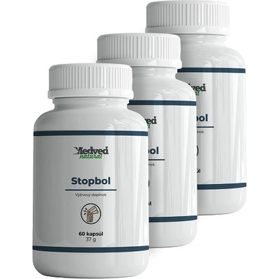 Medveď natural 3x Stopbol 3 x 60 kapsúl