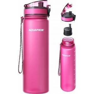 Aquaphor City Filter Bottle 800 ml, pink