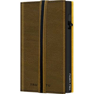 Tru Virtu peňaženka Click & Slide Strap Edge Caramba Mossgreen Earth Black 4260050242096