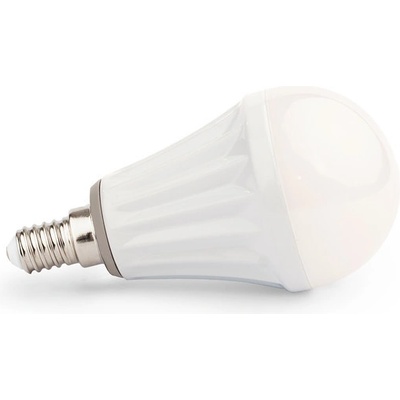 LEDtechnics Hliníková LED žiarovka E14 biela teplá 8 W 18 SMD 5730H