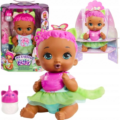 Mattel My Garden Baby bábätko ružovozelené mačiatko