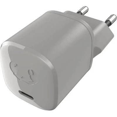 Зарядно устройство Fresh N Rebel - Mini, USB-C, кабел Lightning, светлосиво (2WC510IG)