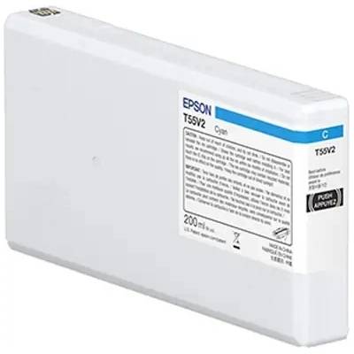 Epsonblaek T55W2 Cyan 200 ml касета с мастило (C13T55W200)