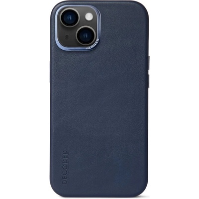 Decoded Magsafe Калъф от Естествена Кожа за iPhone 14 Pro, Decoded Leather Case, Син (D23IPO14PBC1NY)