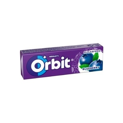 Orbit Borůvka žuvačky 14 g