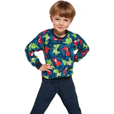 Cornette Kids Boy Dino Chlapecké pyžamo jeans