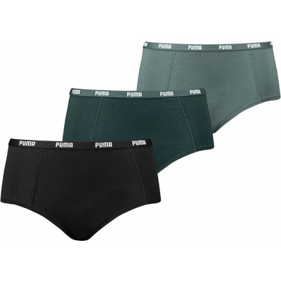 Puma MINI SHORT W (3 PACK) 907591 12 zelené