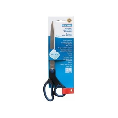 Nožnice DONAU Soft grip 25cm modré