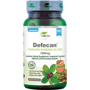 Grewia Defecan® | Cascara Sagrada Laxative Herbal Supplement & Intestinal Comfort [60 капсули]