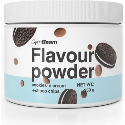 GymBeam Flavour powder cookies & cream with choco chips 250 g – Zboží Dáma