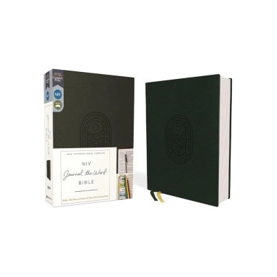 Niv, Journal the Word Bible, Leathersoft, Green, Red Letter, Comfort Print: Reflect, Take Notes, or Create Art Next to Your Favorite Verses