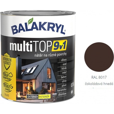 Balakryl multi top 0,75 l čokoládová hnedá