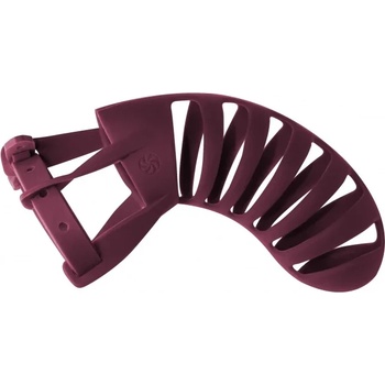 Пенис клетка с катинар и ключалки, силиконова - Chastity Belt Romello Red (1166-02LOLA)