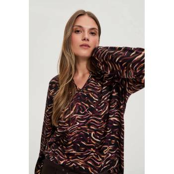 Moodo Суитшърт с дълги ръкави черен Moodo Moodo | Byal | ЖЕНИ | 38