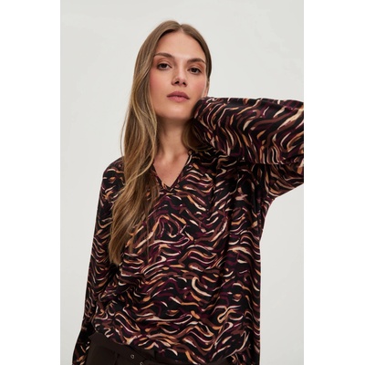 Moodo Суитшърт с дълги ръкави черен Moodo Moodo | Byal | ЖЕНИ | 38