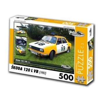 Image 1 of Retro cars - Puzzle Škoda 120 L VB (1983) - 500 piese