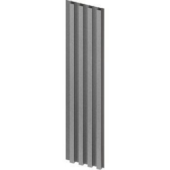 ЛАМЕЛЕН ПАНЕЛ m vilo mpc 16х265см brushed steel (brushed steel)