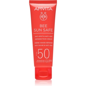 Image 1 of APIVITA Bee Sun Safe Anti-Spot and Anti-Age Face Cream SPF 50 защитен крем против стареене на кожата SPF 50 50ml
