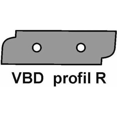 VBD pro frézu na výplně dvířek VP-45 - Profil R, R-spodní braní