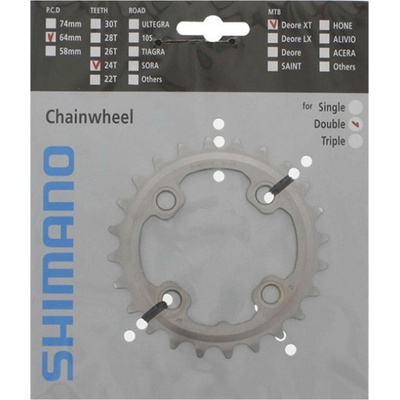 Shimano Prevodník 24z. FC-M785 XT strieb. 64mm