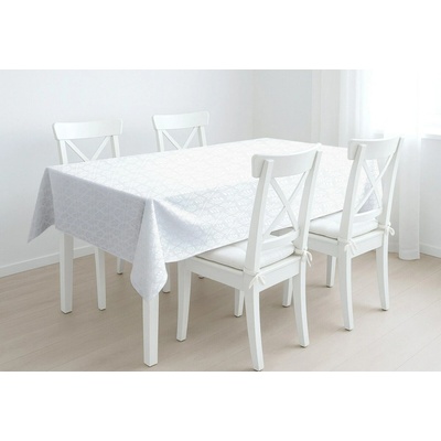 Áčko Biely obrus SIENA Elegante s nešpinivou úpravou 120x140 cm