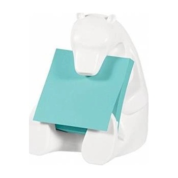 Post-it Feeder for Post-IT Mis sticky notes (Bear-330), white, 1 Super Sticky Z-Notes