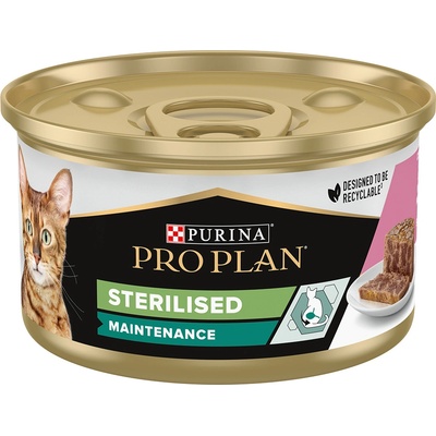 PURINA PRO PLAN Cat Sterilised Maintenance - tuňák a losos 24 ks (24 x 85g)