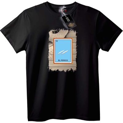 NOONEBRAND Тениска 13 El Perico Птица - 7XL, Black