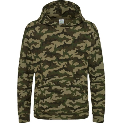 Just Hoods Detská maskáčová mikina