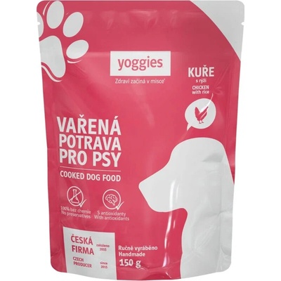 Yoggies kuraciecí mäso s rýží 150g
