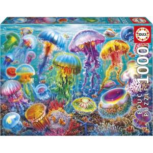 Educa Пъзел Educa от 1000 части - Медузи (EDU20554)